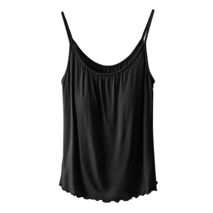 Sexy Casual Tanks T Shirt Strapless Tube Tank Top For Women Sleeveless Tops With Built In Bras Shelf Bra Padded Shirt Underwear - Image 11