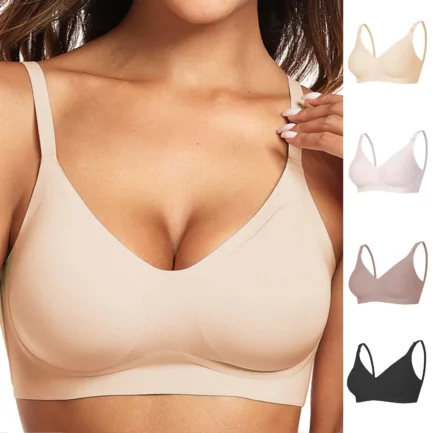Bra For Women 2024 Womens Seamless Bra No Underwire Comfort Push Up Bras Wireless Bralette Full Bracieres De Mujeres Bonitos - Image 6