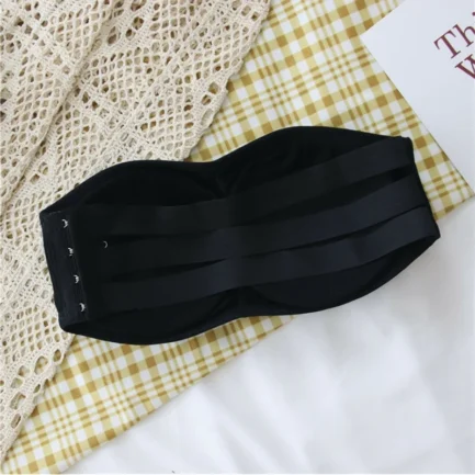 Women's Strapless Bra with Removable Pads Sexy Underwear Tube Top Girls Invisible One-piece Backless Lingerie Cropped Tanks - Image 25