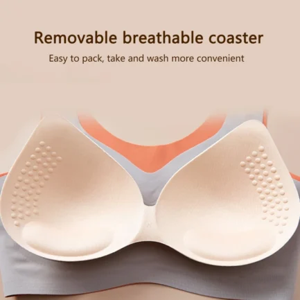 Elegant Seamless Latex Gathering Bra For Women Ice Silk Color Contrast Soft Breathable Underwear Anti-Slip Smooth Daily Bra - Image 18