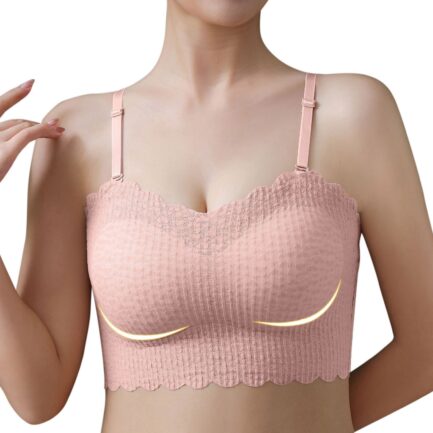 Womens Seamless Unwired Strapless Women Sexy Solid Tube Tops Female Girls Sling Breast Warp Bra Student No Steel Ring Underwear - Image 15