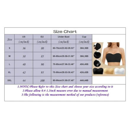 Sports Bra Packs Women'S Comfortable And Sexy Bra Wrapped Chest Strapless Non Slip Wrapped Comfortable Bra пижама женская - Image 6