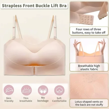 Invisible strapless bra for women wireless push up non slip wedding brassiere big breasts underwear sexy lingerie S-XL plus size - Image 16