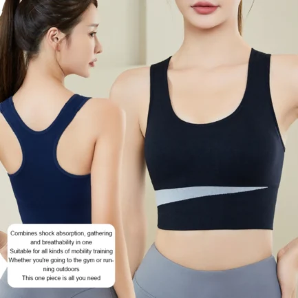 Sports Bras Women Push Up Top Fitness Vest Sports Top Seamless Wire Free Underwear Shockproof Yoga Bra Quick Dry Gym Sportswear - Image 13
