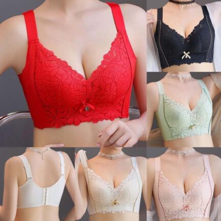 Bra For Women Seamless Push Up Bralette Sexy Adjustable Breathable Wireless Hollow Out Lace Comfortable Underwear Tops Brassiere - Image 7
