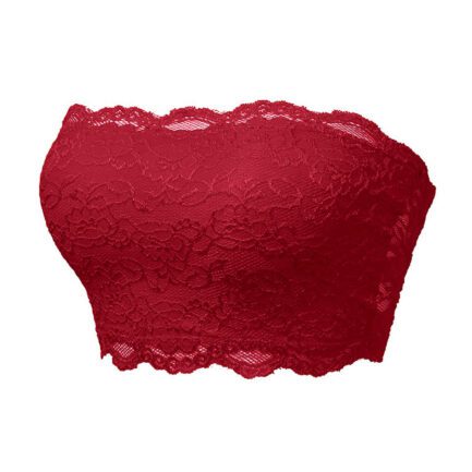 Ladies Sexy Chest Wrapping Bra Women Plus Size Seamless Lace Underwear Women Strapless Solid Color Briefs Sexy Lingeries трусы - Image 14