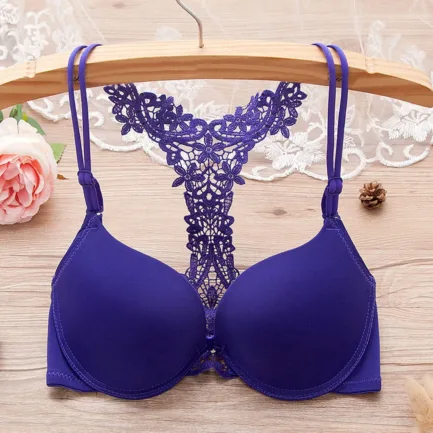 Comfortable Fitness Crop Top Adjustable Bra Underwire Seamless Bra For Women Sexy Beauty Back Embroidery Lace Bras 2024 - Image 12