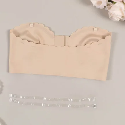 2024 Women'S Strapless Bandeau Bra New European American Models Seamless Lingerie Gather Collect Auxiliary Breasts Underwear - Image 15