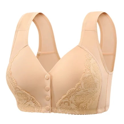 Women'S Non Steel Ring Lace Tank Top Bra Large Size Gathered To Collect Side Breasts Bra Underwear Medium Female Intimates - Image 6