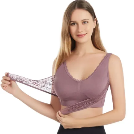 Plus Size Dailywear Bra Seamless Sleep Bralette Padded Bra Women's underwear push up big size Women's bras - Image 13