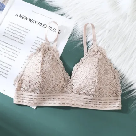 Beauty Back Women Sexy Lace Bras Corset Triangle Bralette Push Up Lingerie топ French Style Detachable Underwear - Image 17