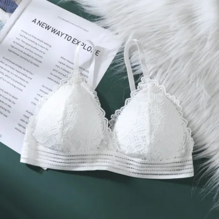 Beauty Back Women Sexy Lace Bras Corset Triangle Bralette Push Up Lingerie топ French Style Detachable Underwear - Image 16
