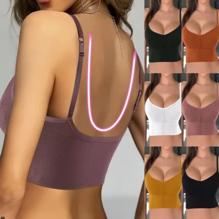 2022 Sports Bra Women Fitness Top Seamless Yoga Bra Black White Running Yoga Gym Crop Top Women Push Up Sport Bra Top - Image 10