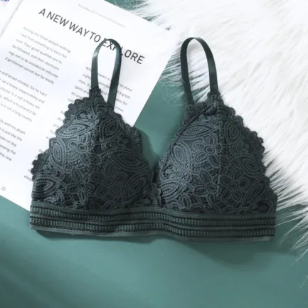 Beauty Back Women Sexy Lace Bras Corset Triangle Bralette Push Up Lingerie топ French Style Detachable Underwear - Image 13
