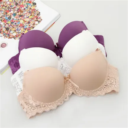 Women Girl Seamless 3/4 Cup Push Up Bra Adjustable Support Bra Lingerie Underwire Underwear Size 34A-36B M01 - Image 6