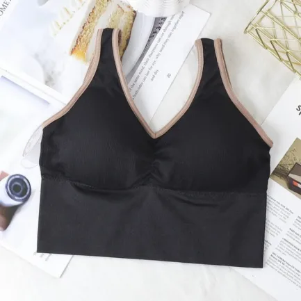 2022 Sports Bra Women Fitness Top Seamless Yoga Bra Black White Running Yoga Gym Crop Top Women Push Up Sport Bra Top - Image 8