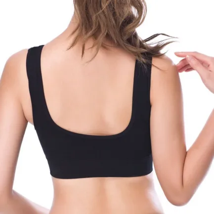 Women Backless Fitness Comfort Bras Top Seamless Bralette Underwear Thin No Mat Athletic Vest Running Sports Yoga Stretch Bra - Image 4