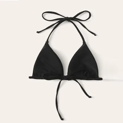 Black Bikini Bra Women Bandeau Sports Bra Women's Summer Swimsuit Triangle Bikini Bra Female Swimsuit Bikini Tops Tankinis - Image 12